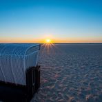 Strandkorb mit Aussicht.