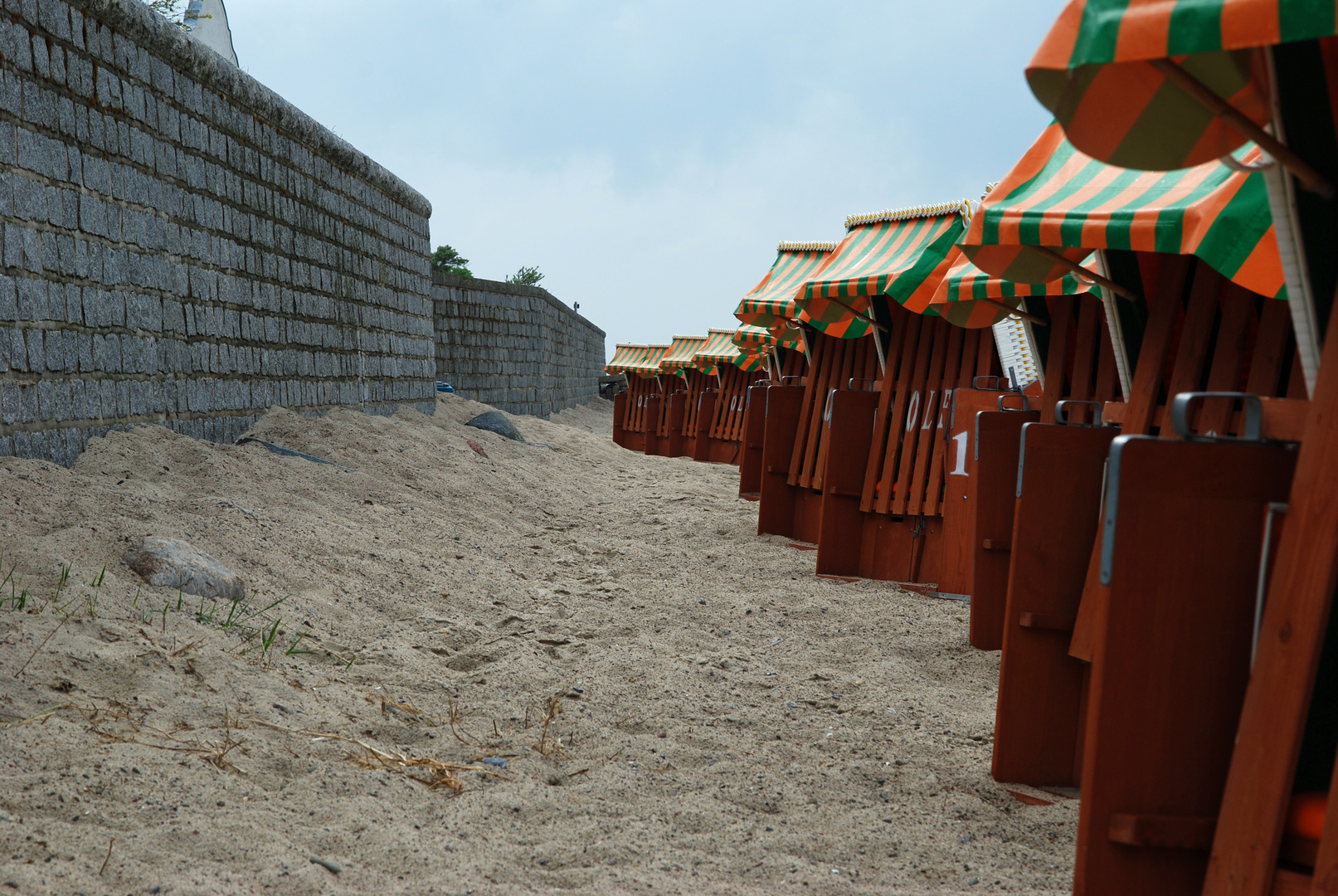 Strandkorb mit Aussicht