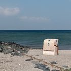 Strandkorb mit Meerblick