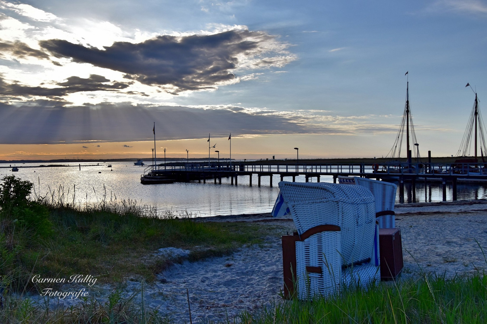 Strandkorb Ruheplatz am Meer