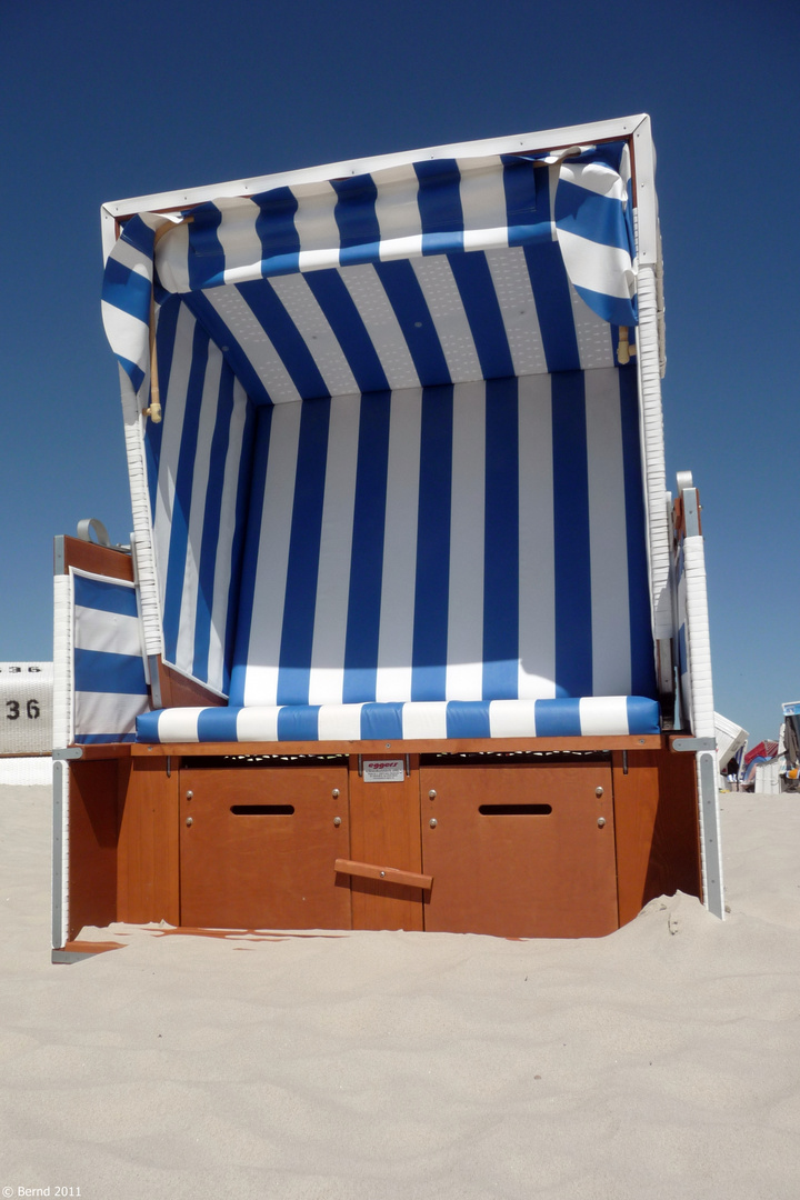 Strandkorb, Strand, St. Peter-Ording