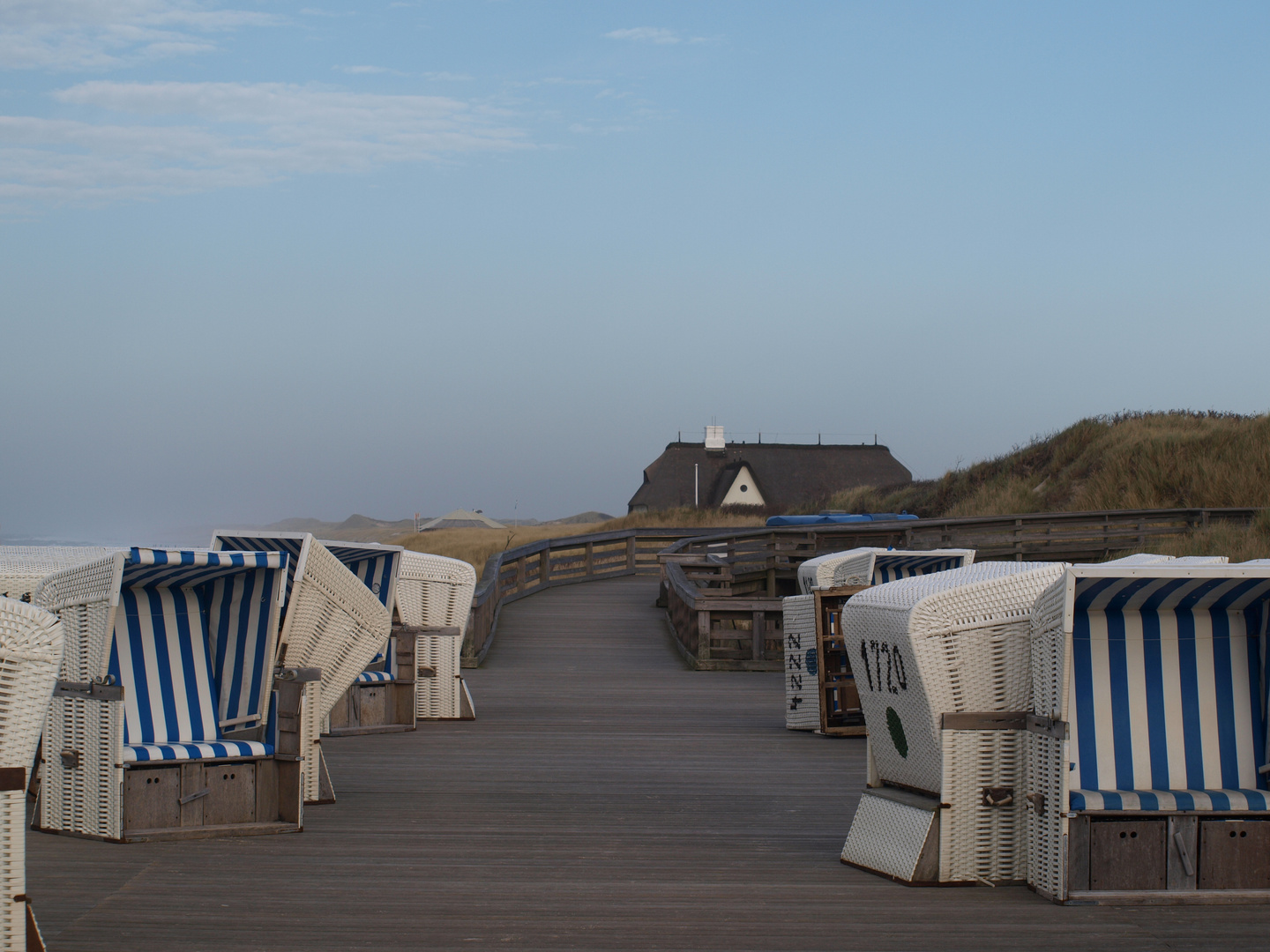 Strandkorballee auf Sylt