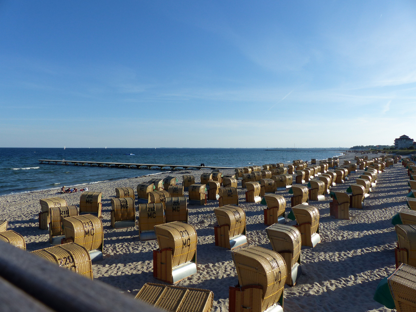 Strandkorbidylle am Südstrand in Fehmarn