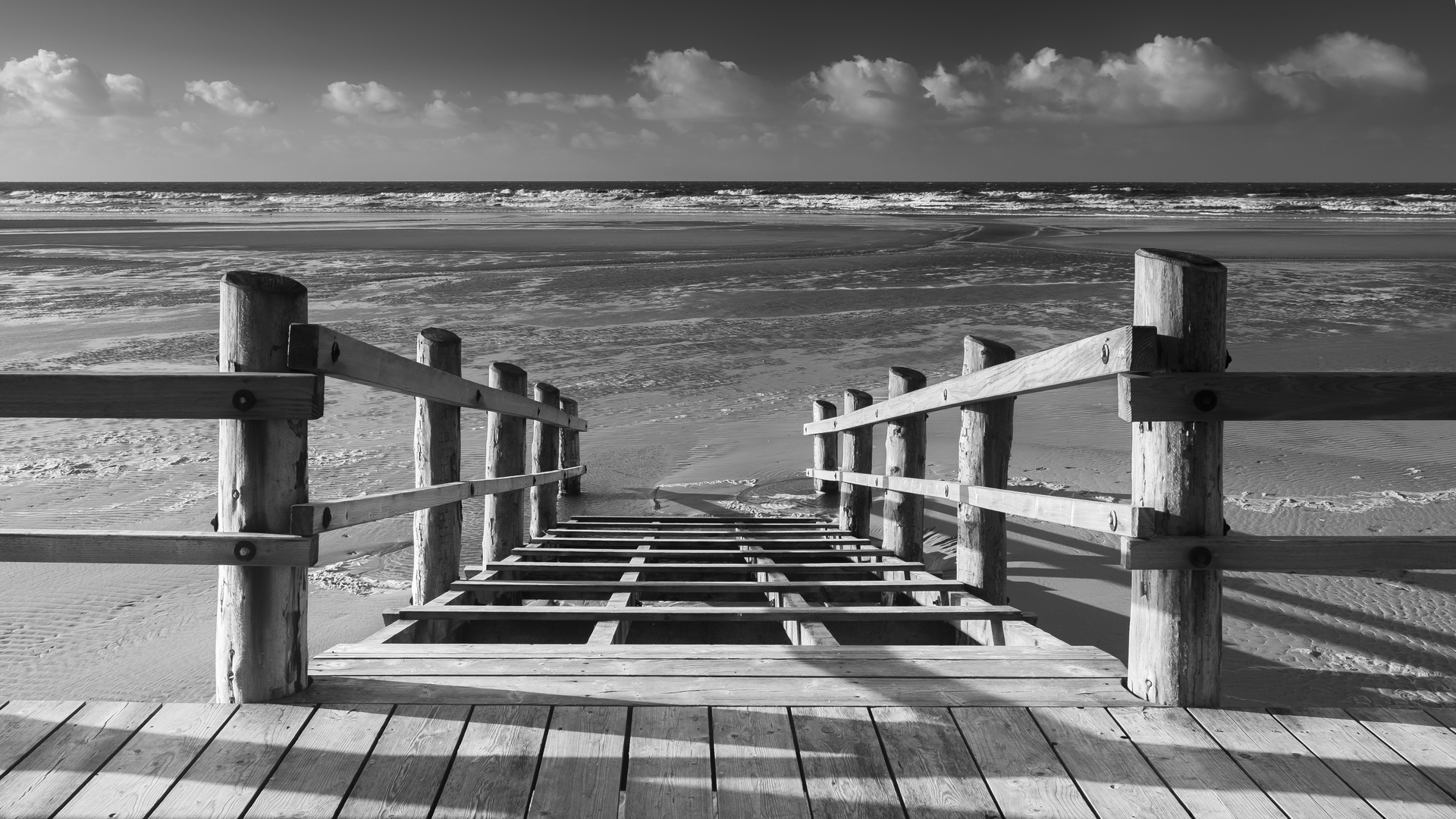 Strandkorbrampe Nachsaison St. Peter-Ording