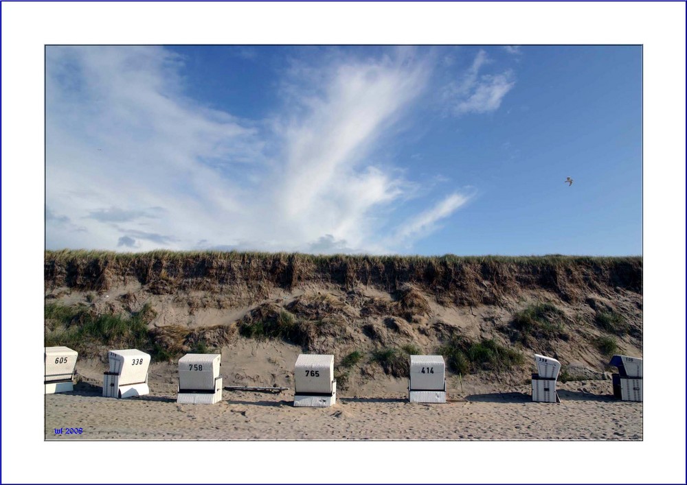 Strandkorbreihe