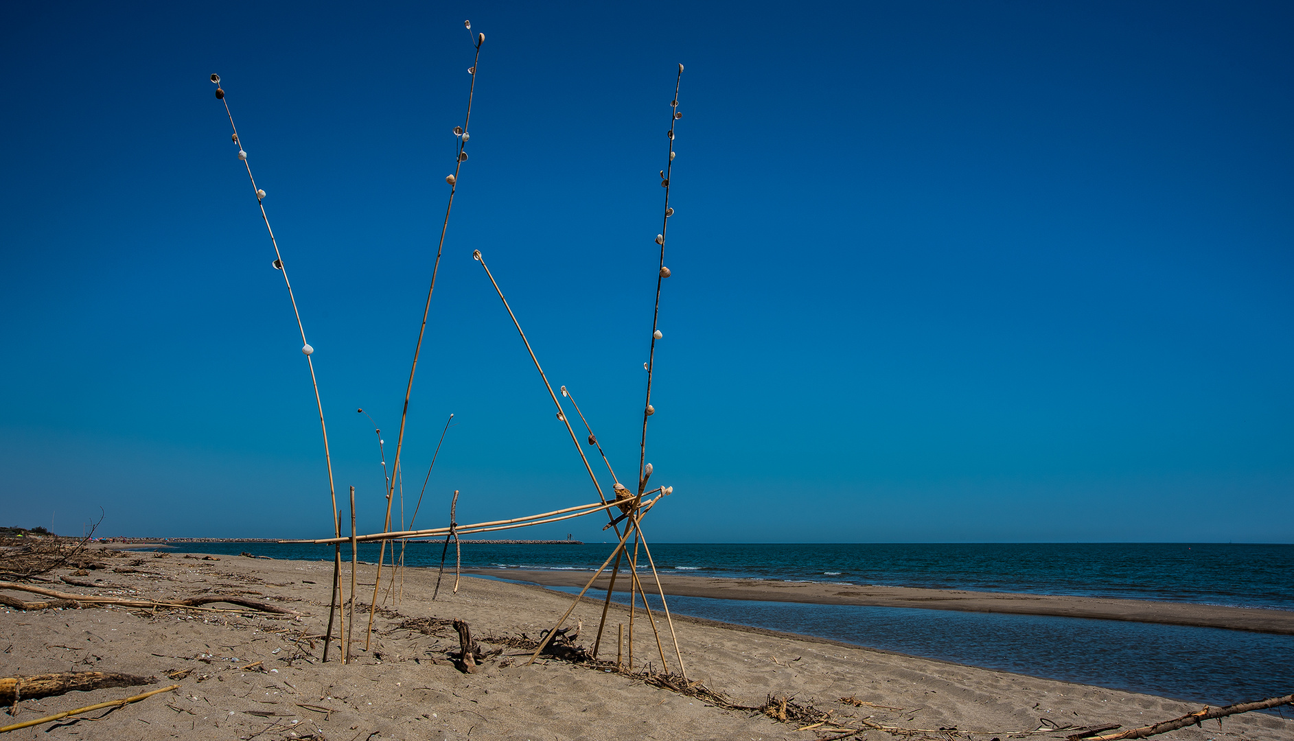 Strandkreativität