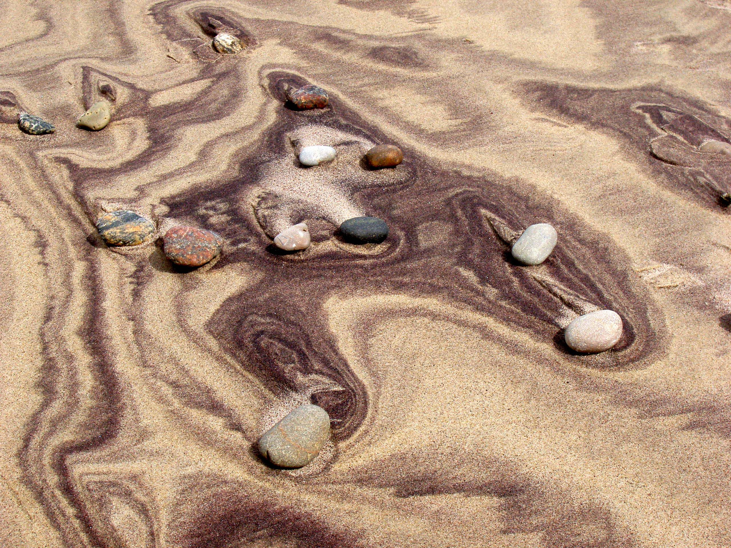 Strandkünstlerin Natur