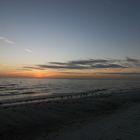 Strandläufer am Abend