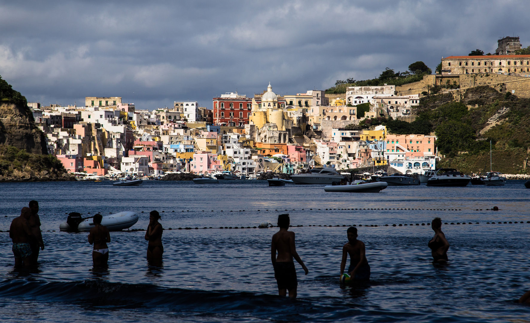 Strandleben auf Procida