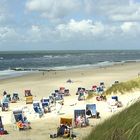 Strandleben bei Wind 4-5, Luft 17° und Wasser 18°