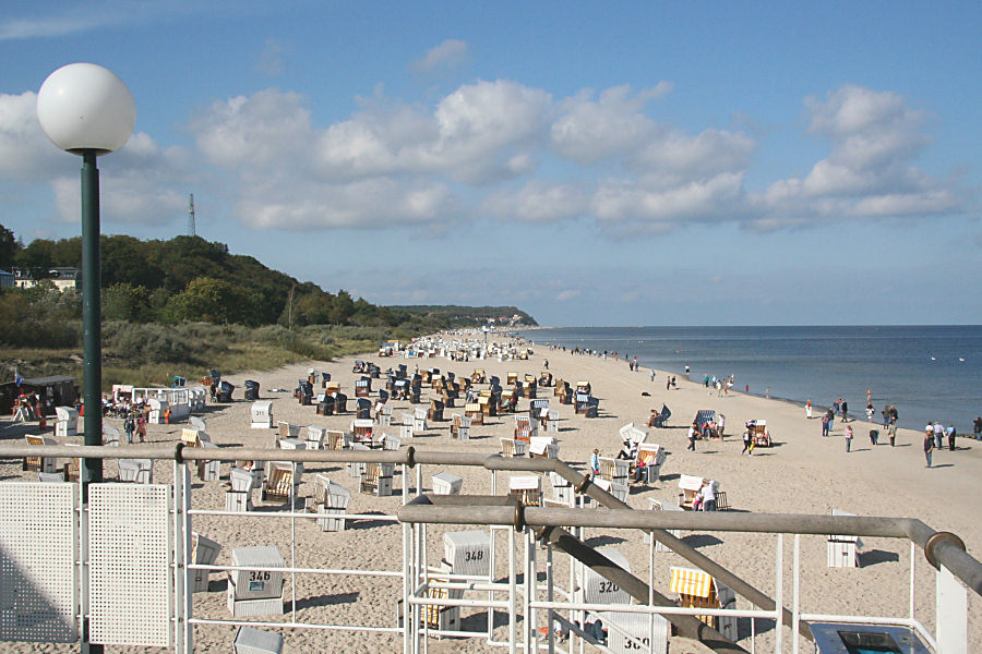 Strandleben im Oktober