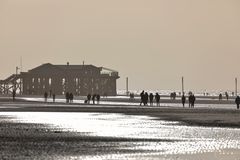 Strandleben im Winter