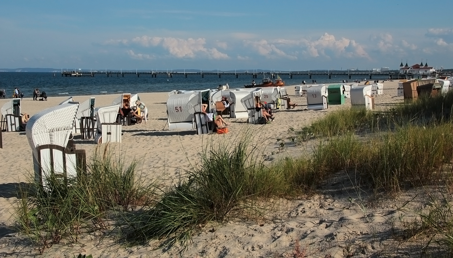 Strandleben in Ahlbeck