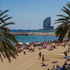 Strandleben in Barcelona