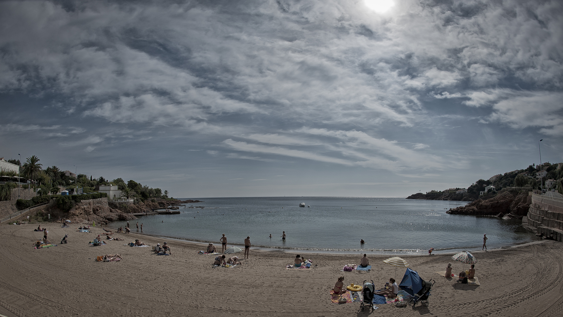 Strandleben irgendwo zwischen St. Raphael und Cannes