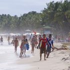 Strandleben Playa El Agua, Isla Margarita, Venezuela