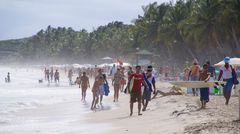 Strandleben Playa El Agua, Isla Margarita, Venezuela