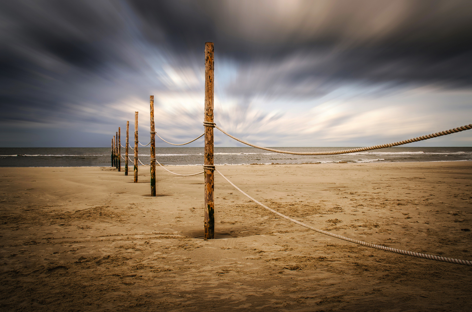 Strandleine auf Wangerooge