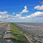 Strandlinie in Carolinensiel