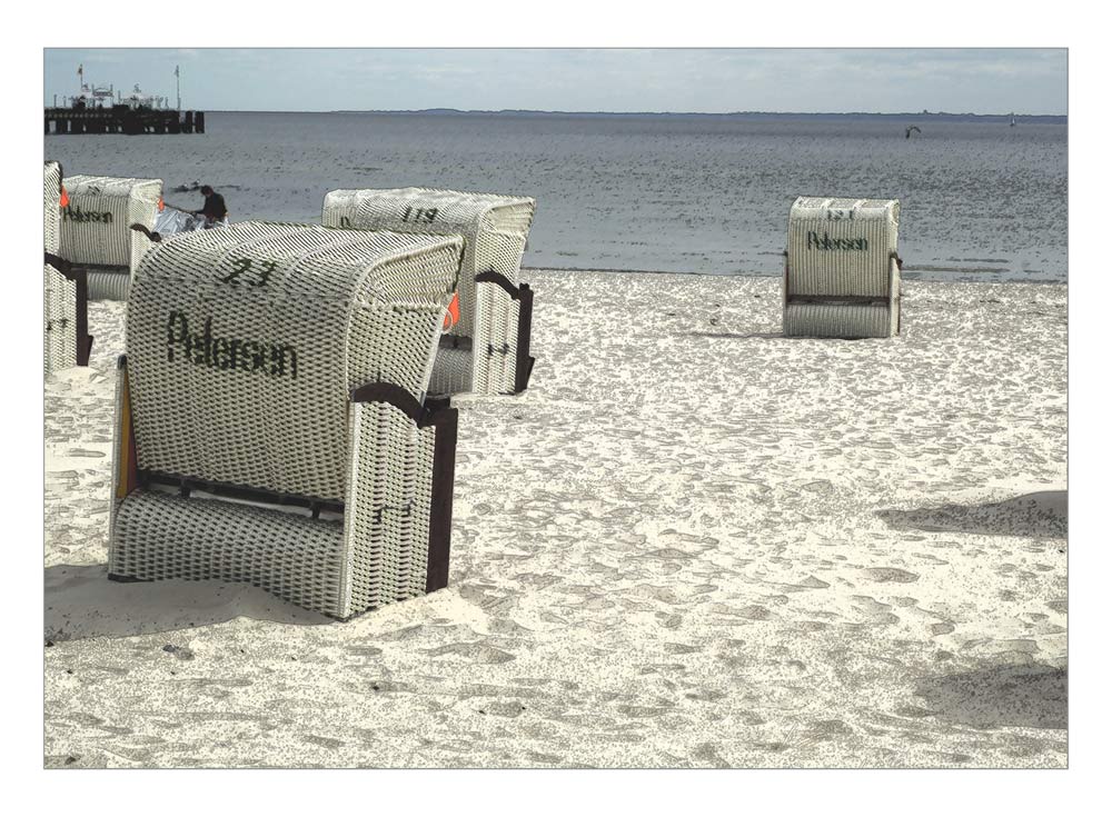 Strandmöbel Foto & Bild | landschaft, meer & strand, natur Bilder auf