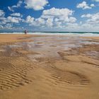 Strandmuster an der Costa de la Luz Playa Barrosa