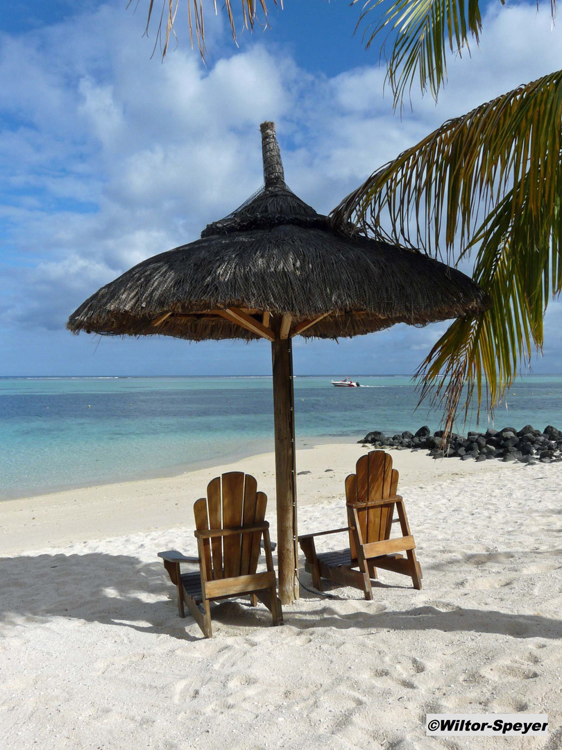 Strandoase auf Mauritius