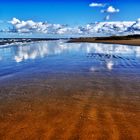 -- Strandpanorama -- Bredene, Belgien