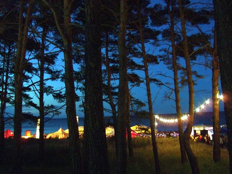 Strandparty in Binz auf Rügen, 2008