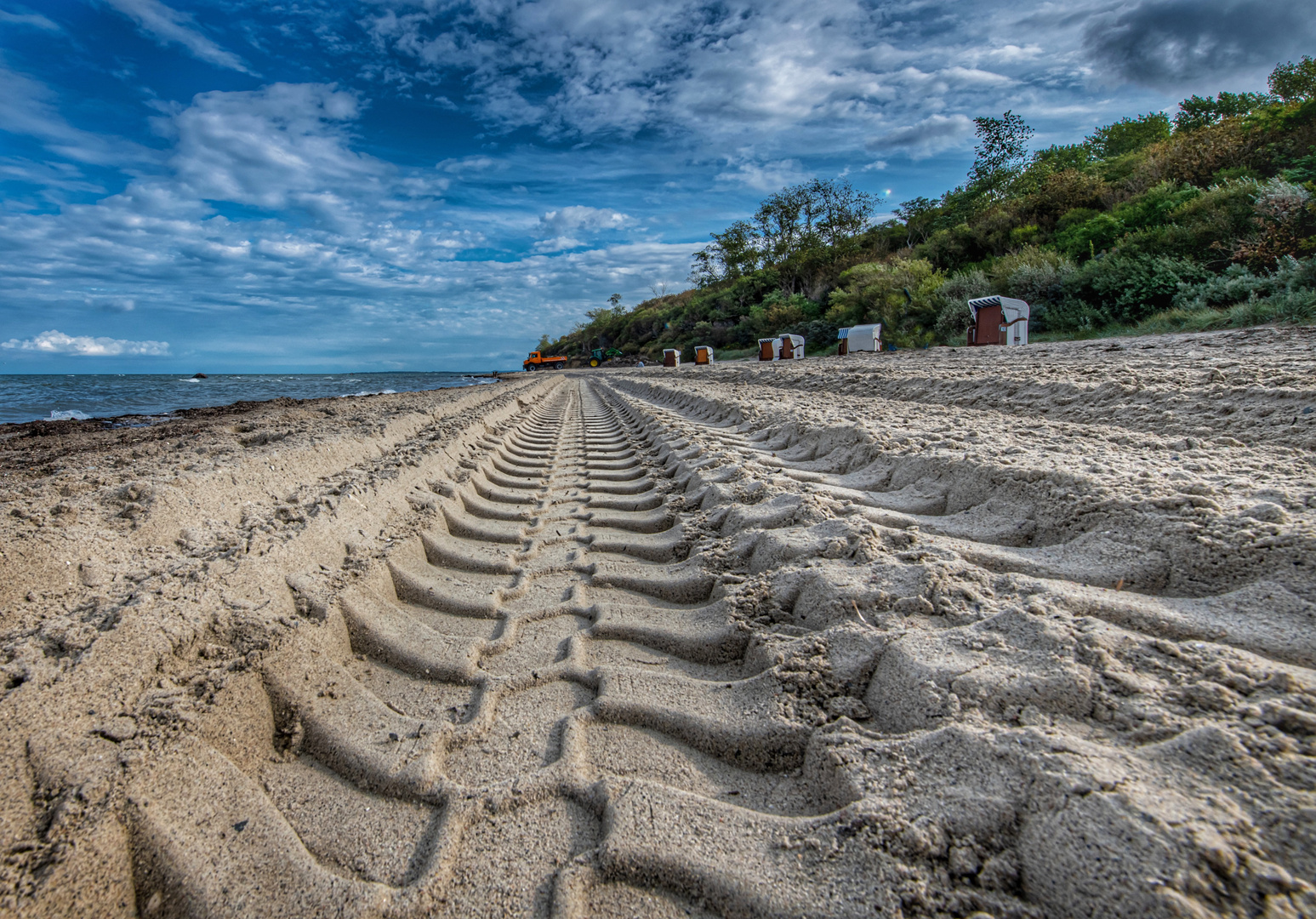 Strandpflege..