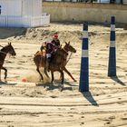 Strandpolo am Timmendorfer Strand.