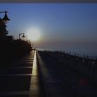 Strandpromenade am Morgen