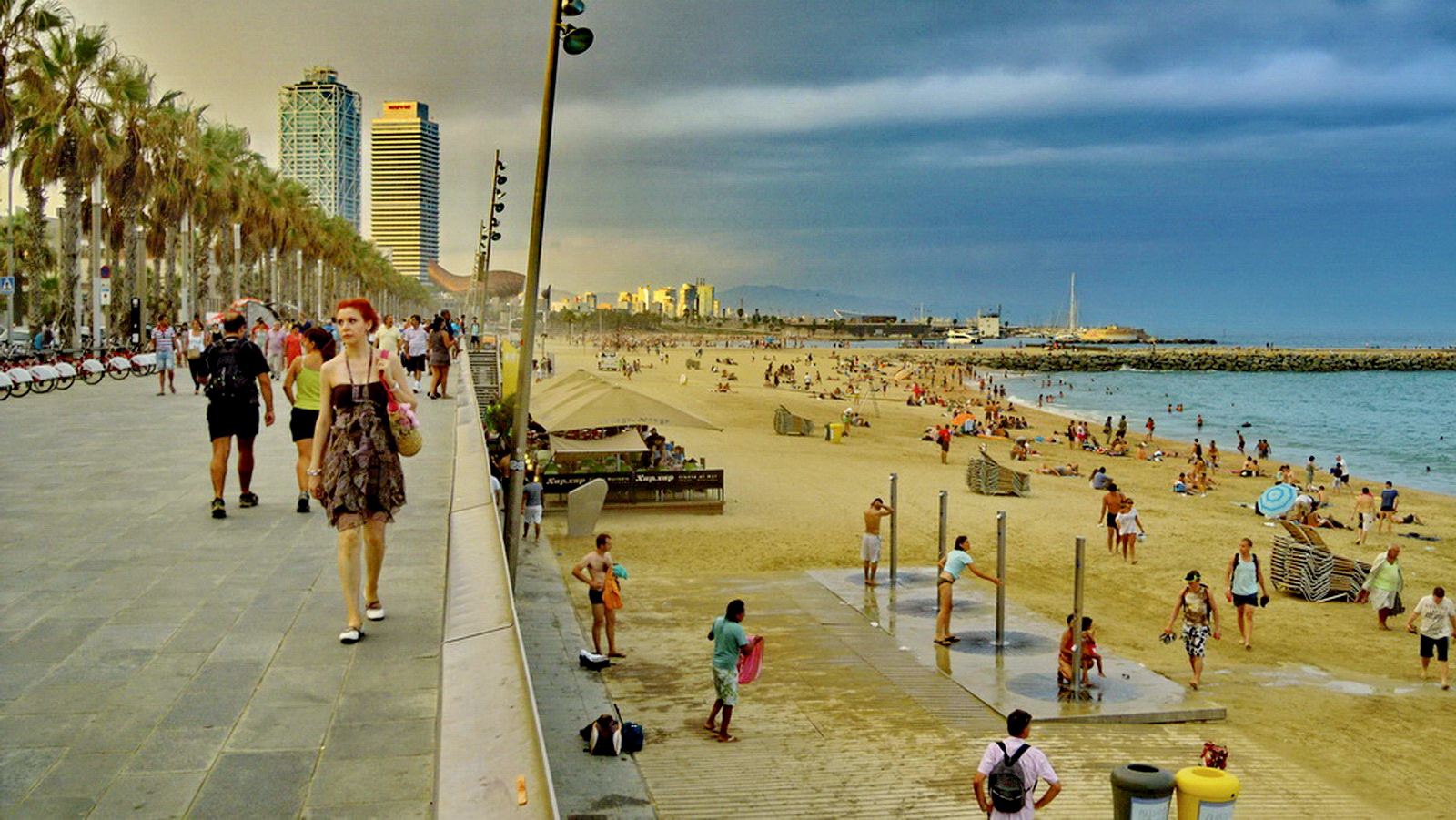 Strandpromenade Barceloneta