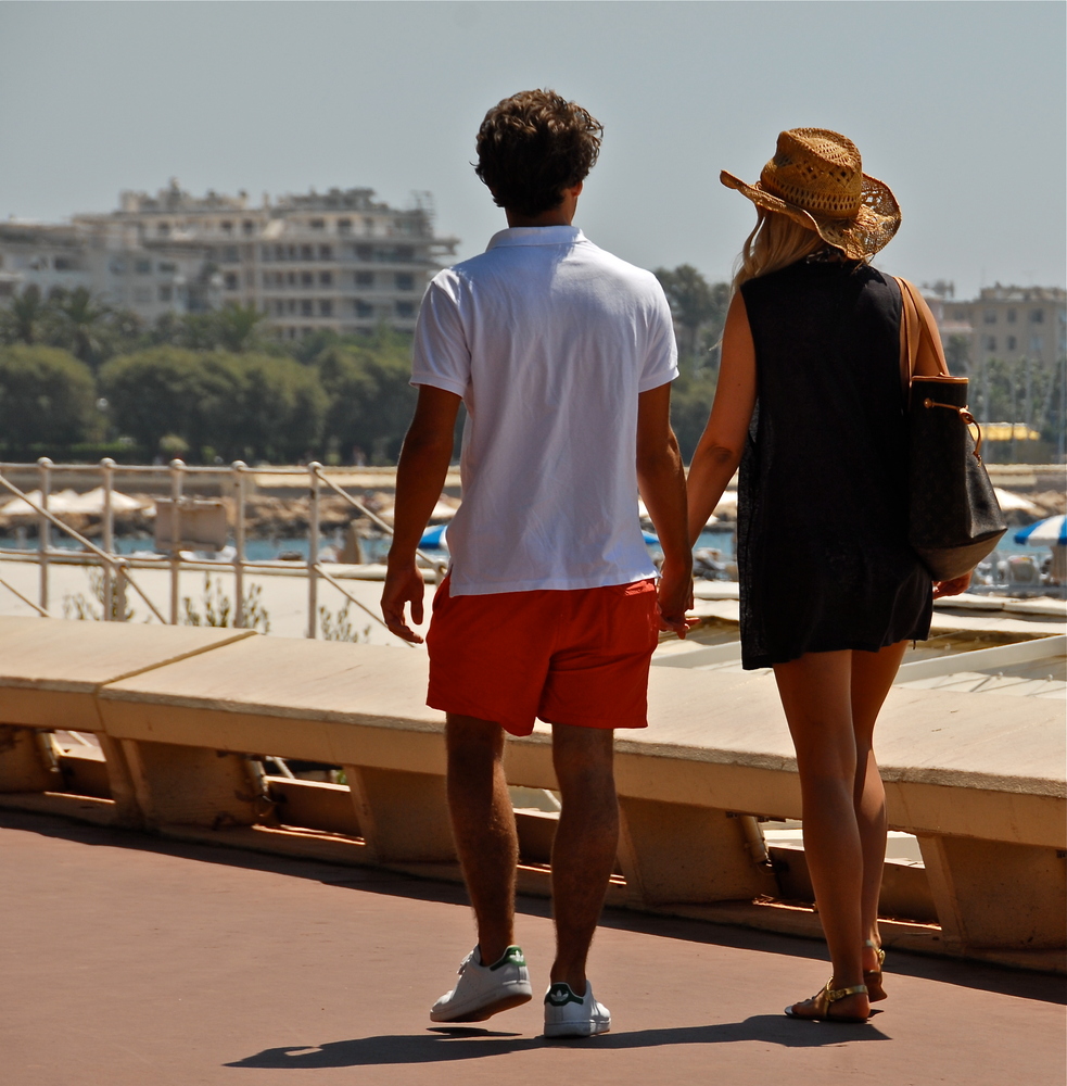 Strandpromenade in Cannes
