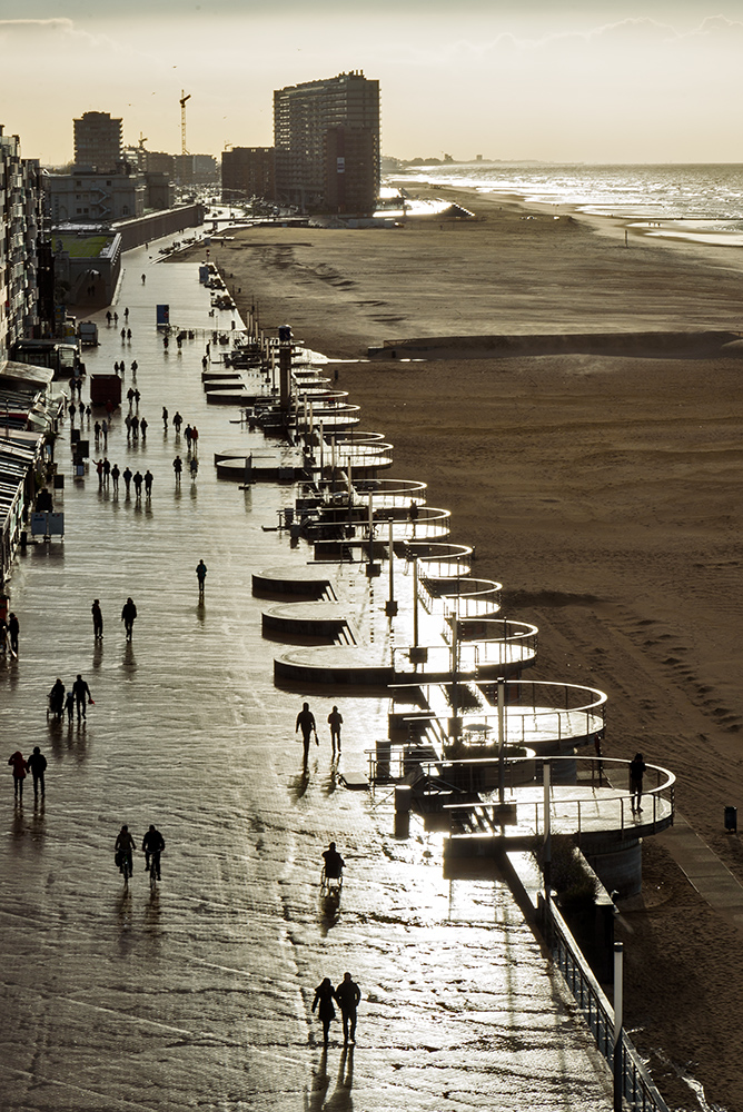 Strandpromenade in Ostende