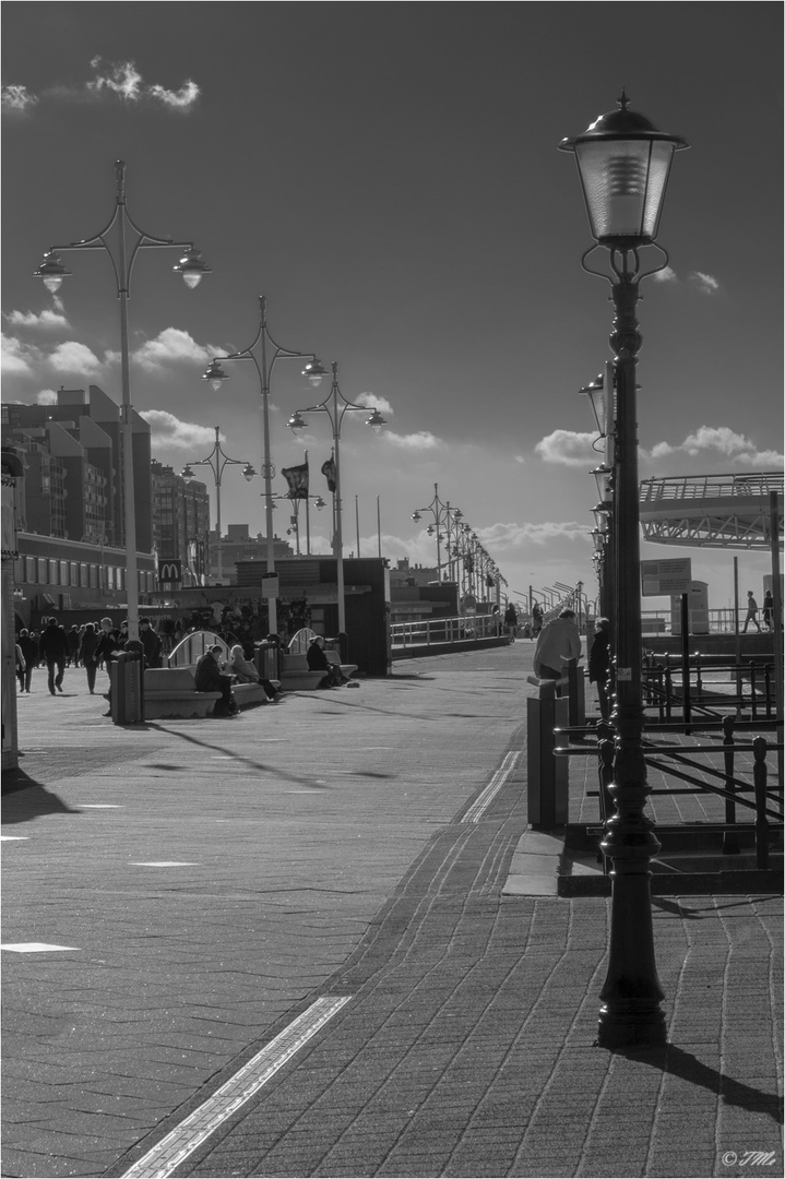 Strandpromenade in Scheveningen...