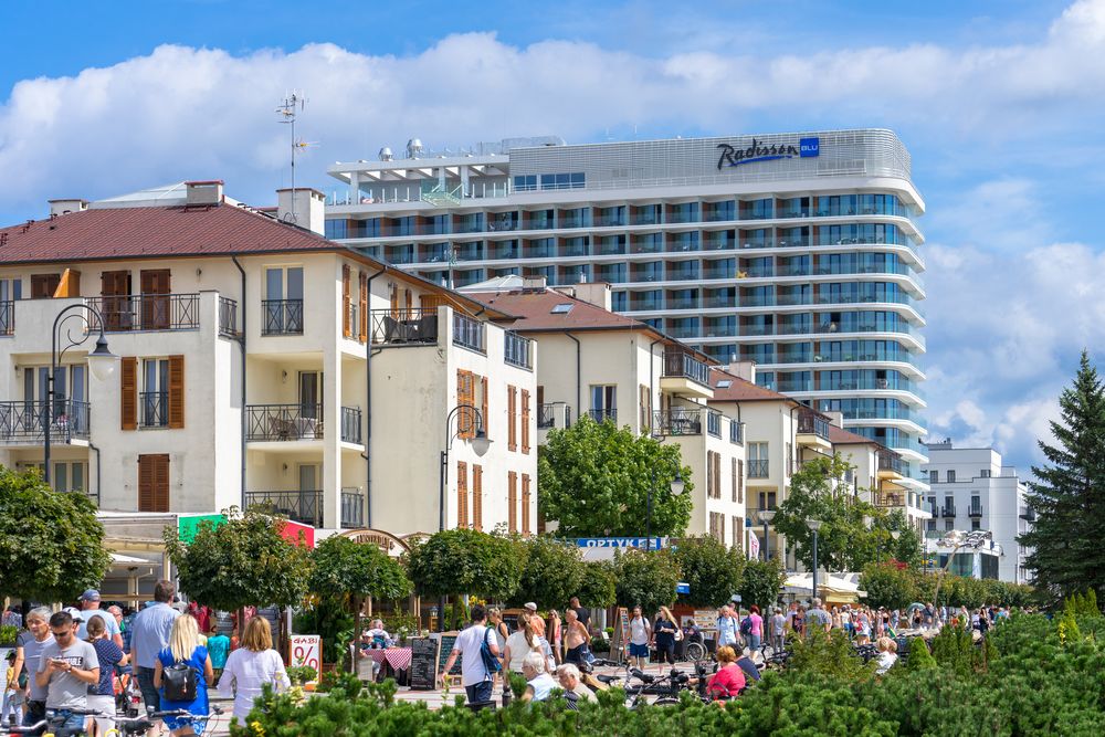 Strandpromenade in Swinemünde