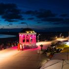 Strandpromenade von Borkum an einem lauen Augustabend