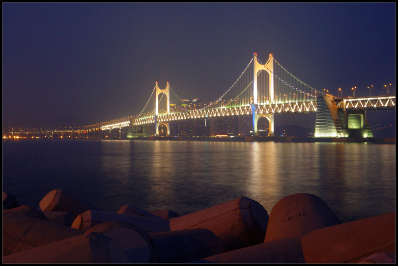 Strandpromenaden Spaziergang in Busan