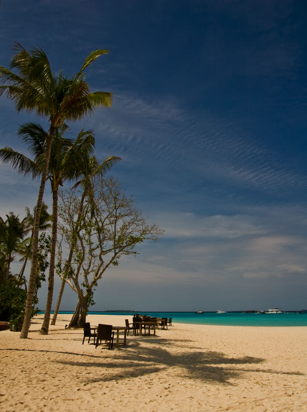 Strandrestaurant auf Irufushi