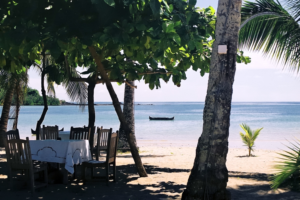 Strandrestaurant auf Madagaskar