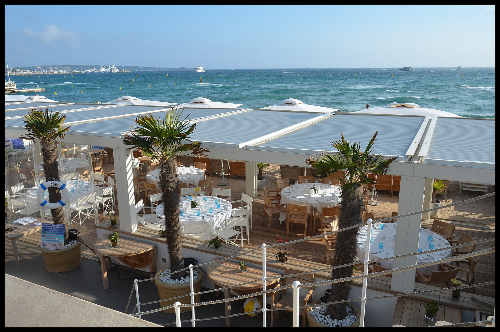 Strandrestaurant in cannes