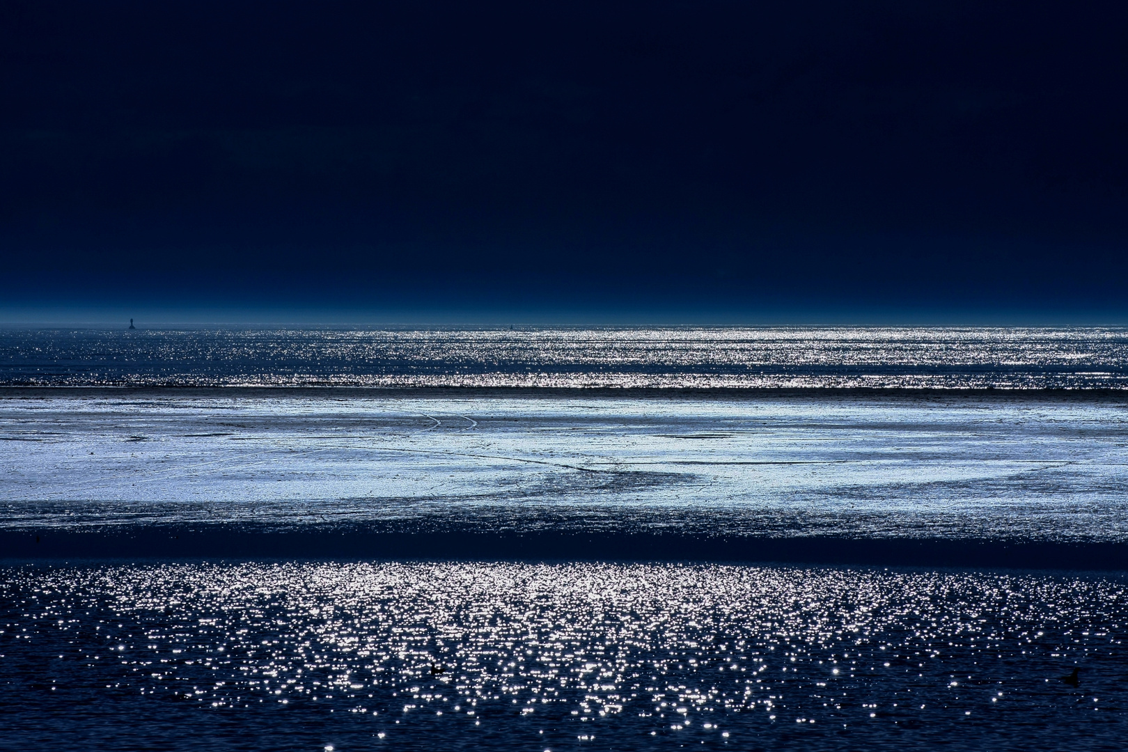 Strandromantik in Blau