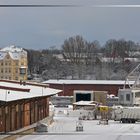 Strandsalon im Schnee