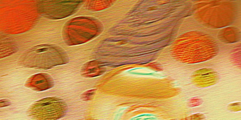 Strandsammlung abstrakt