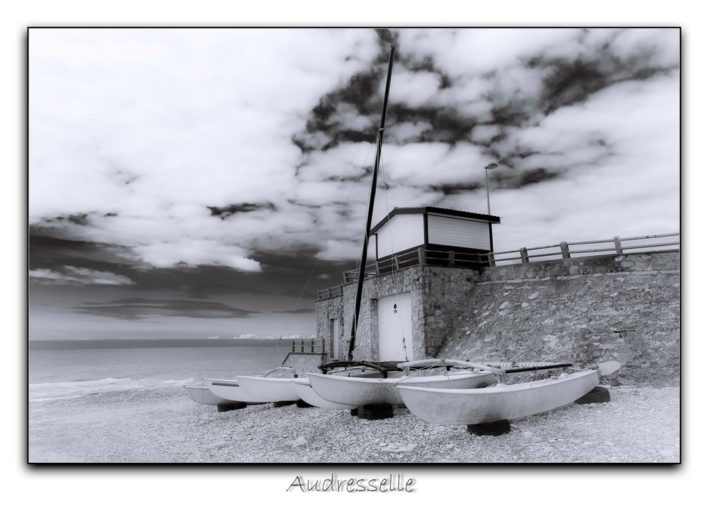 Strandscene in Audresselle