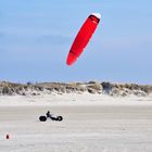 Strandsegler am Strand von St. Peter Ording