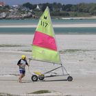 Strandsegler bei Goulven