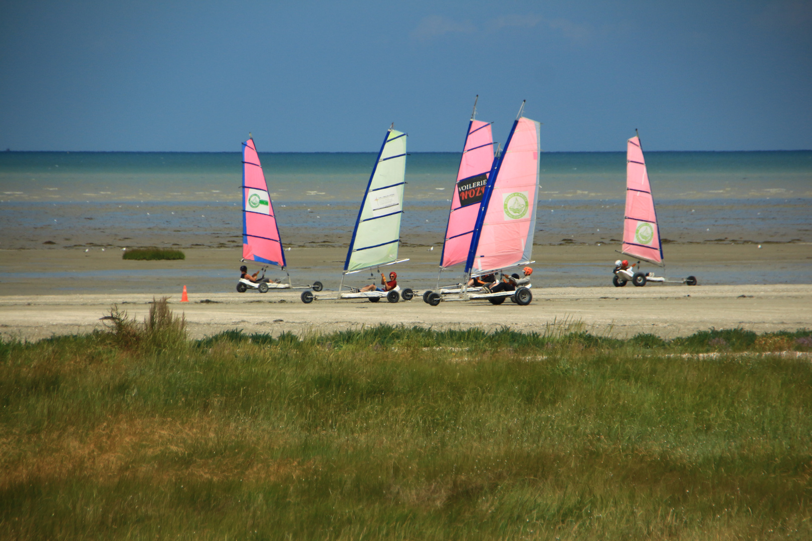 Strandsegler in der Nähe von Cancale