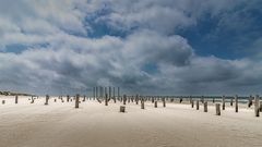 Strandskulptur in Petten