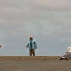 Strandspaziergänger